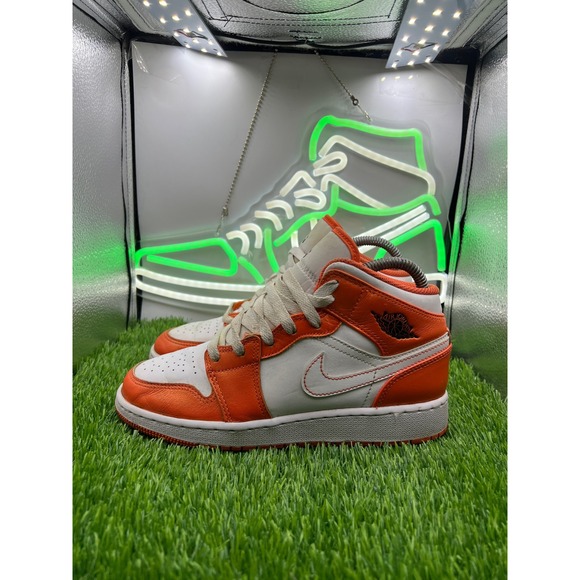 Nike Air Jordan DM4228-800 Metallic Orange Shoes Sneakers Men\'s 5Y W6.5